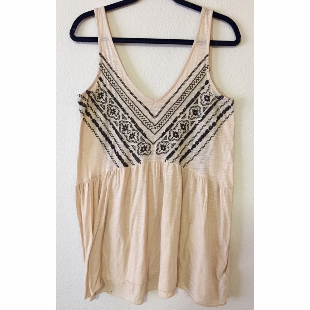 Beaded detail Tank Top