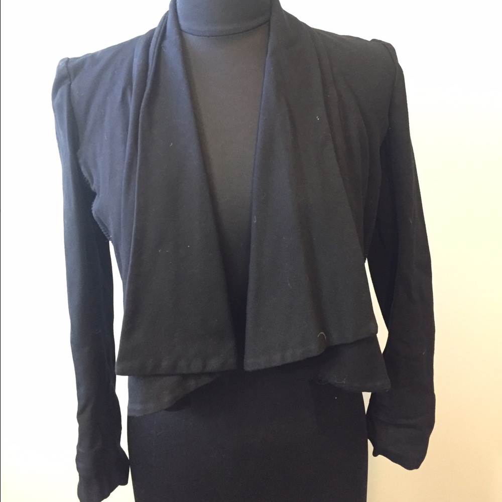 Ponte Draped Blazer