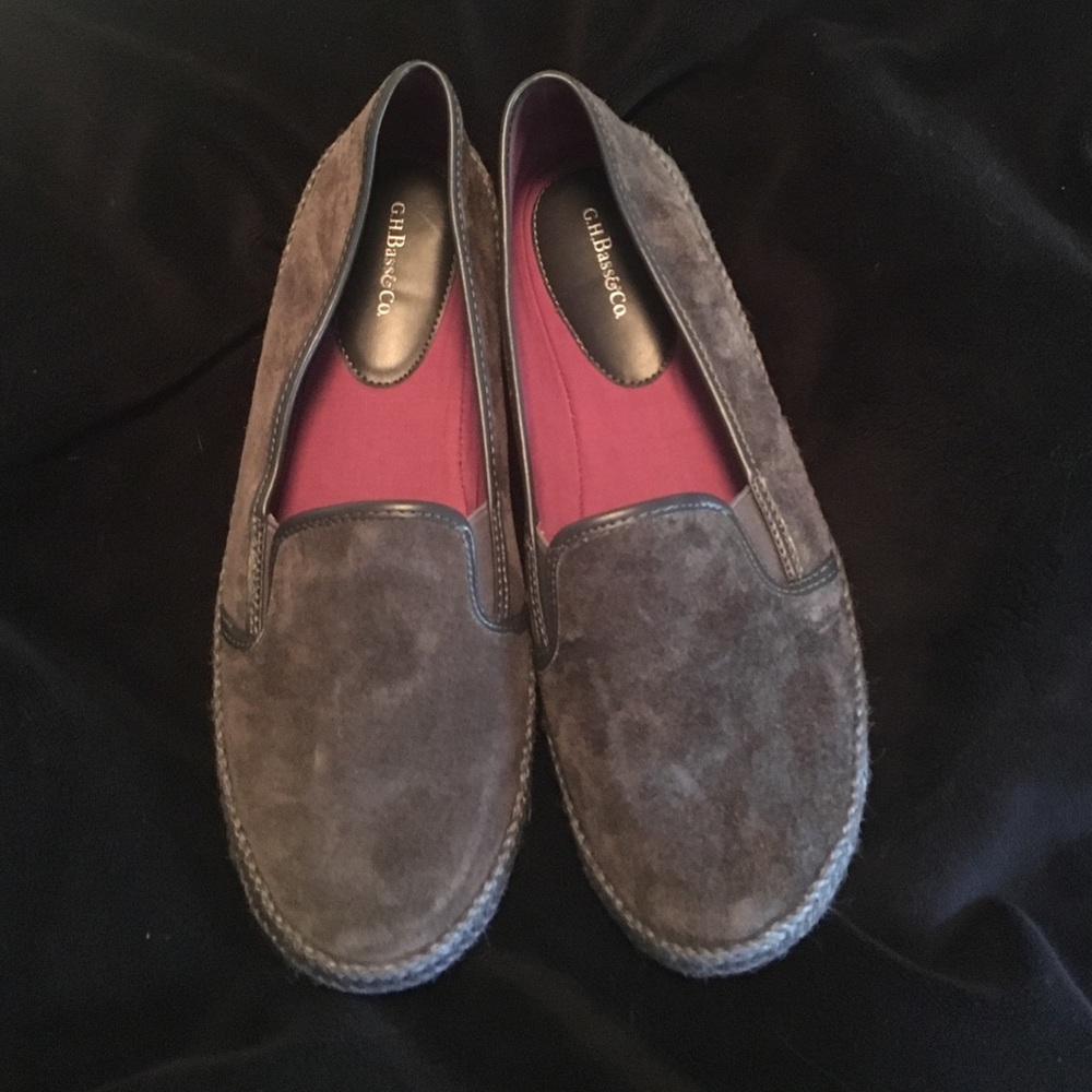 G.H Bass slip on shoes