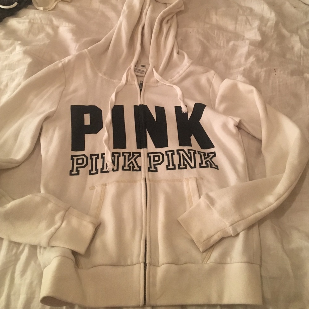 ❌SOLD ❌VS pink zip up hoodie