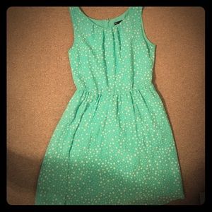 mint green Gap dress