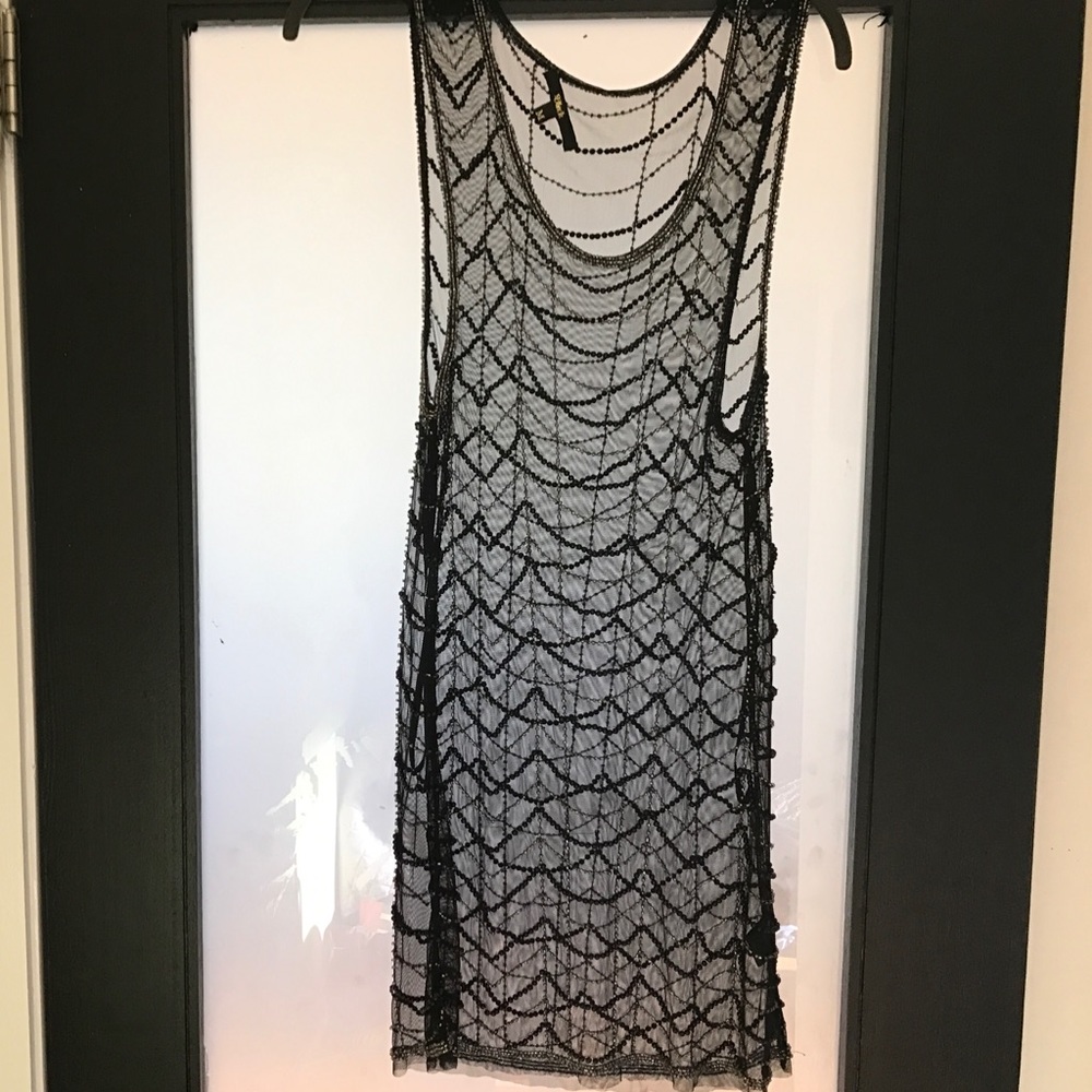 Sheer beaded dress