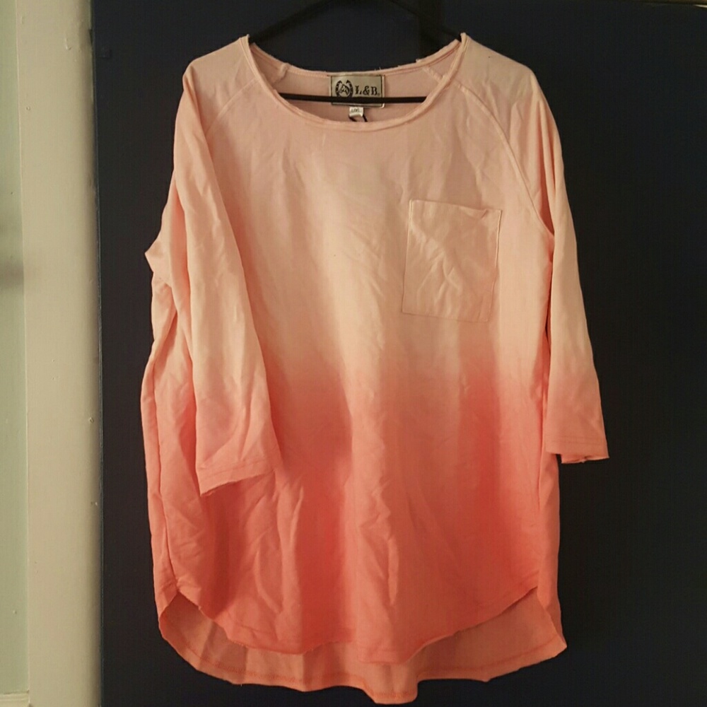Pink Ombre Top