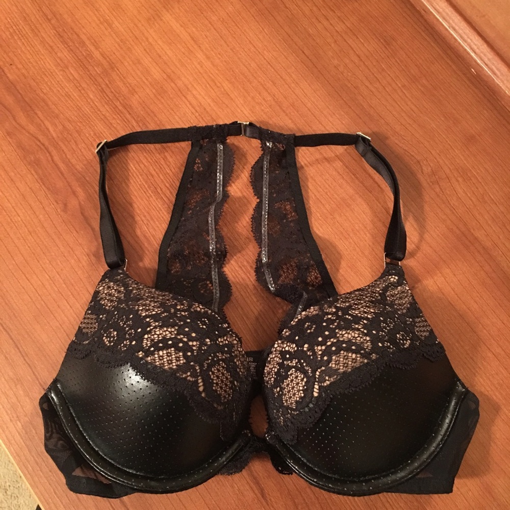Racerback Victoria's Secret bombshell plunge bra