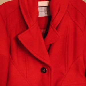Price Drop!!Red Jessica Simpson Pea Coat!!