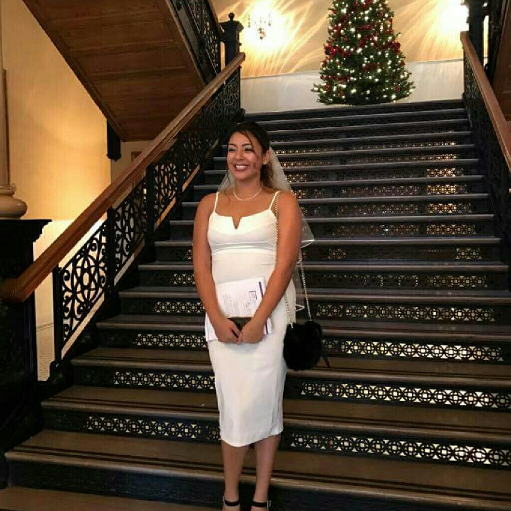 White dress