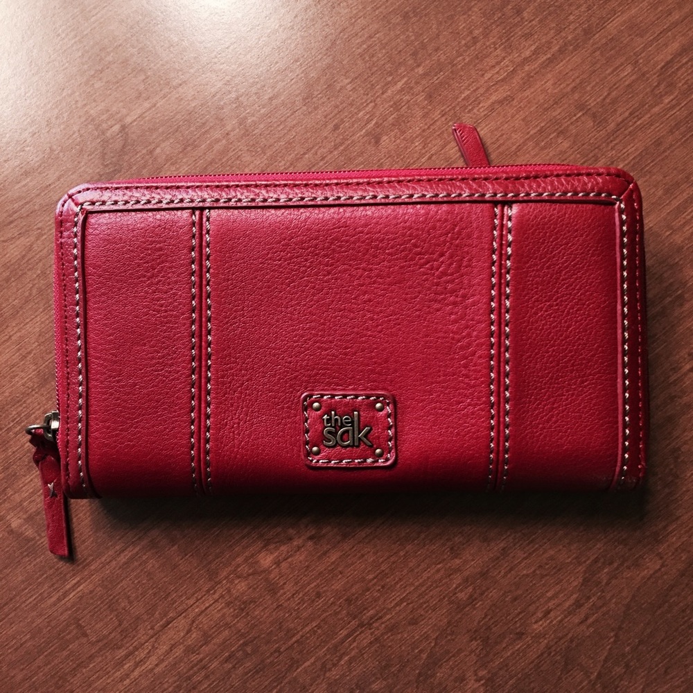 The Sak Leather Wallet - Red