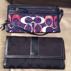 Faux Coach Wallets Qty 2 included