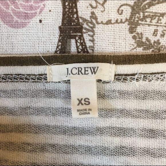 J Crew Long Sleeve Pocket Tee - Picture 3 of 3