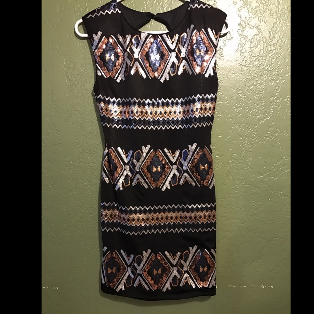 🥀 Sexy Black Dress with Sparkles🌹