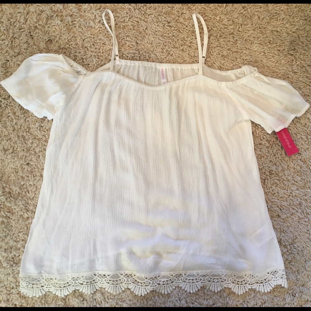 White Lace Shirt
