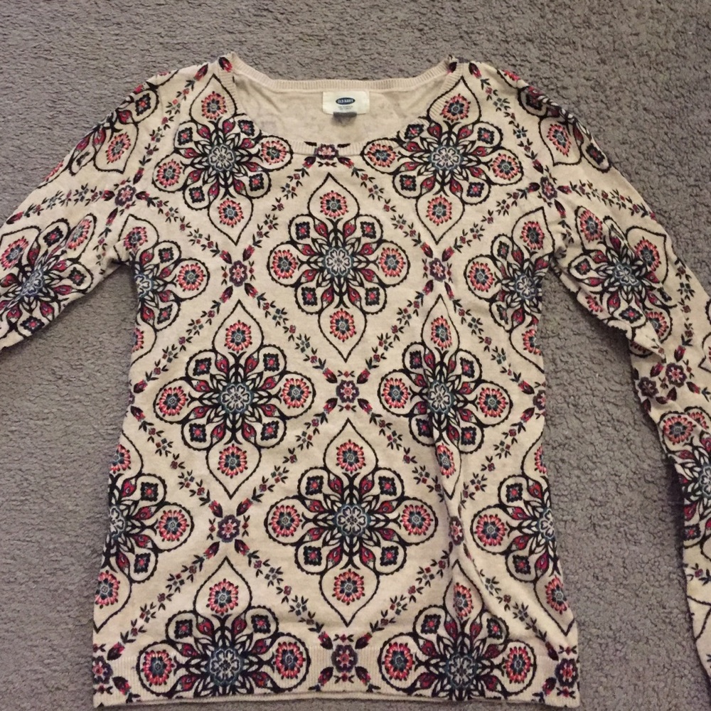 NWOT pattern floral shirt old navy