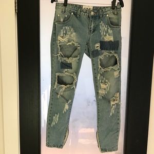 One Teaspoon trashed freebird jeans
