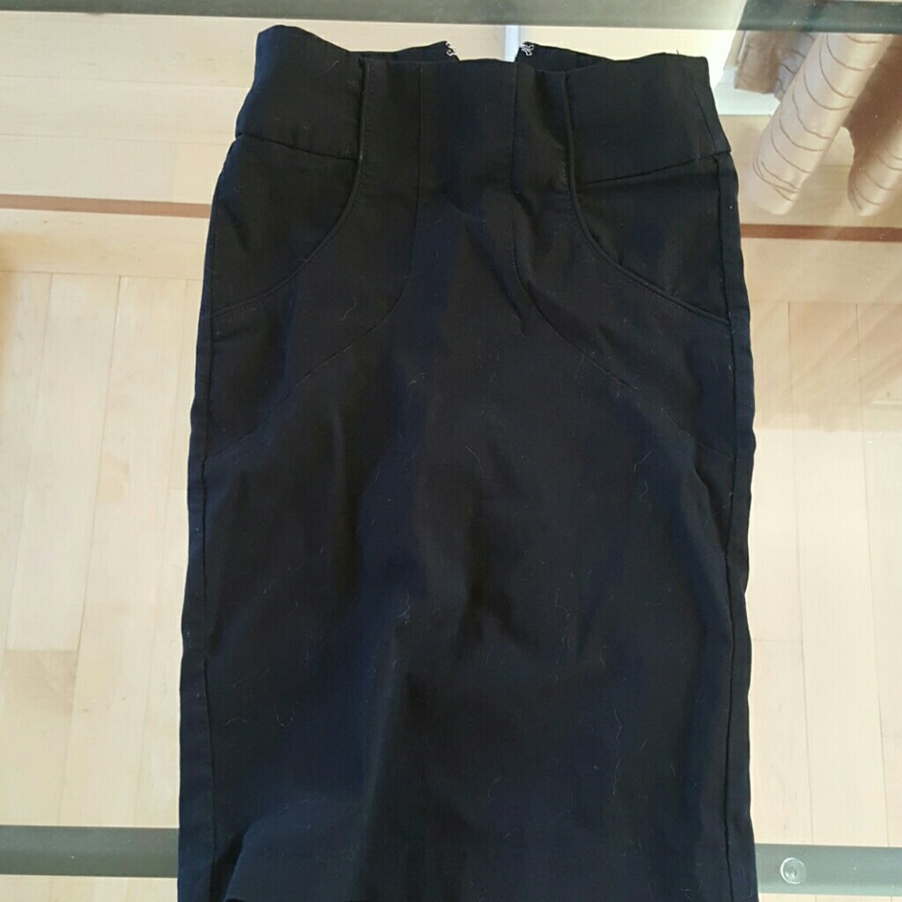 Black Business Pencil Skirt