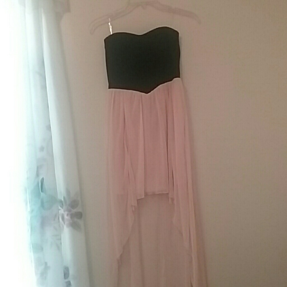 Sweetheart high/low dress