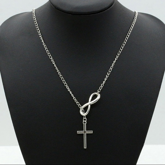 Infinity Cross Necklace - Picture 3 of 3
