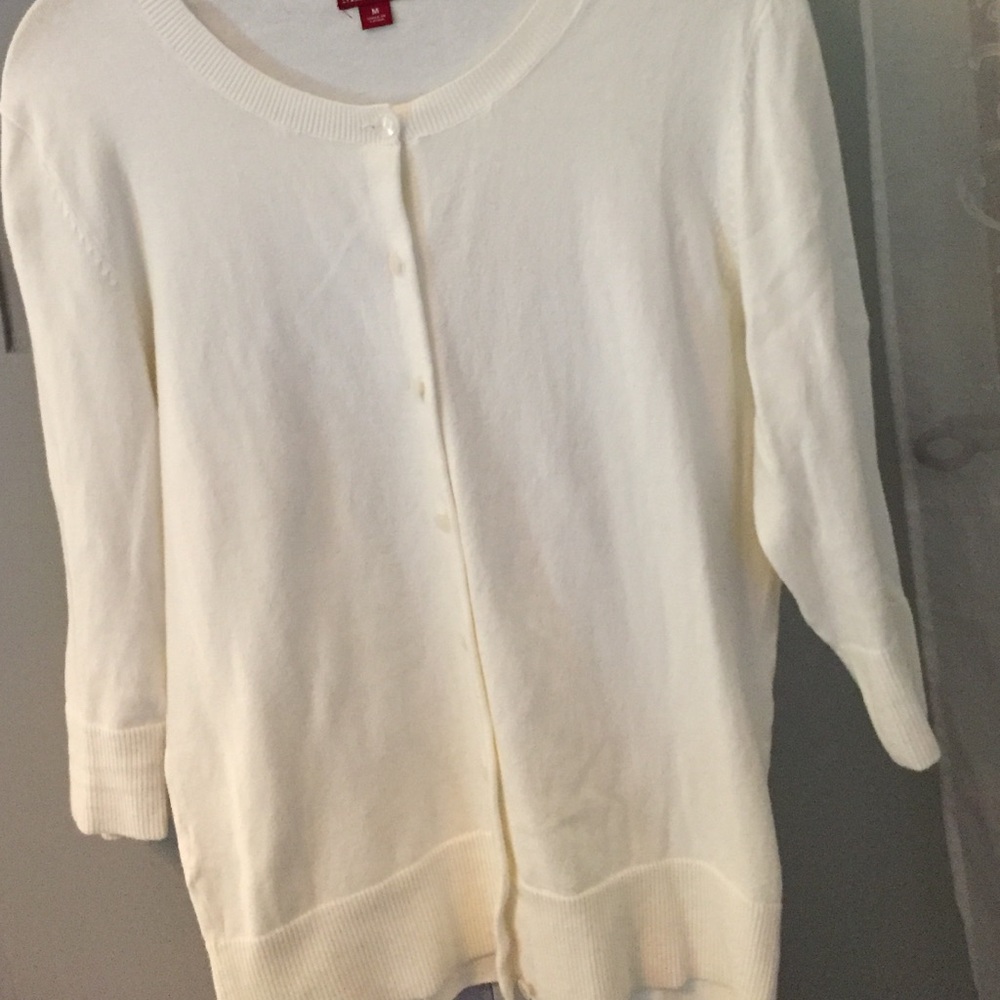 Classic white sweater