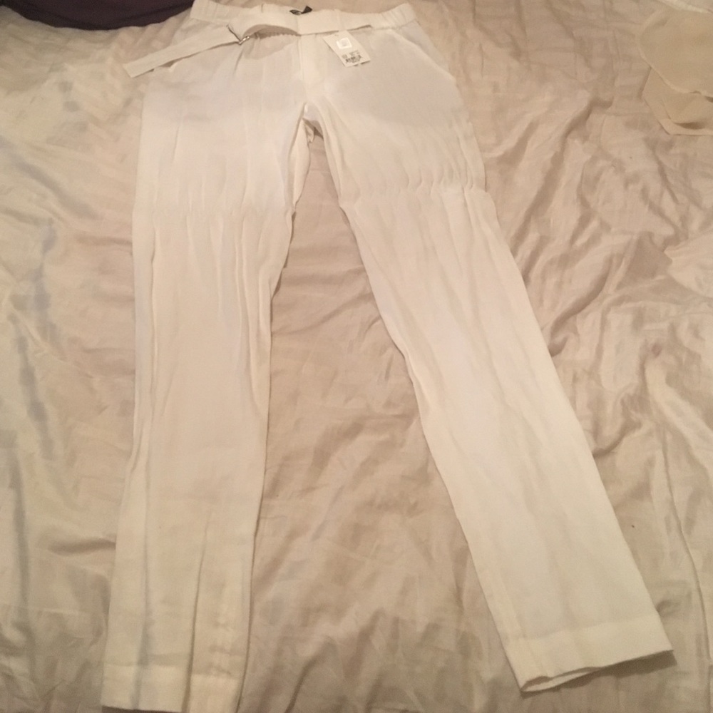 NWT Vince white dress pant