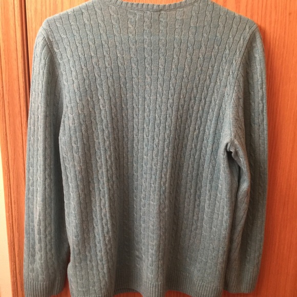 Turquoise J. Crew Cashmere Sweater 🗽 - Picture 2 of 4