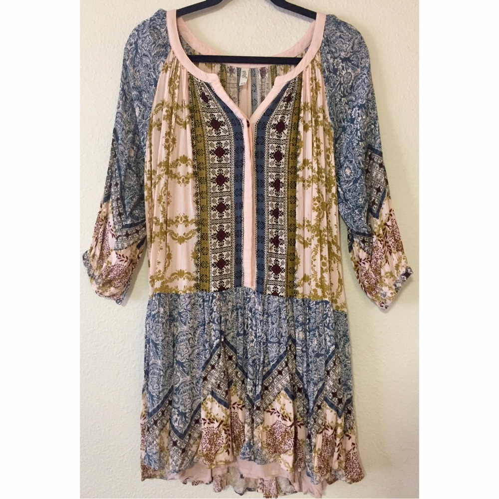 Beautiful Tribal Print Free People Dress