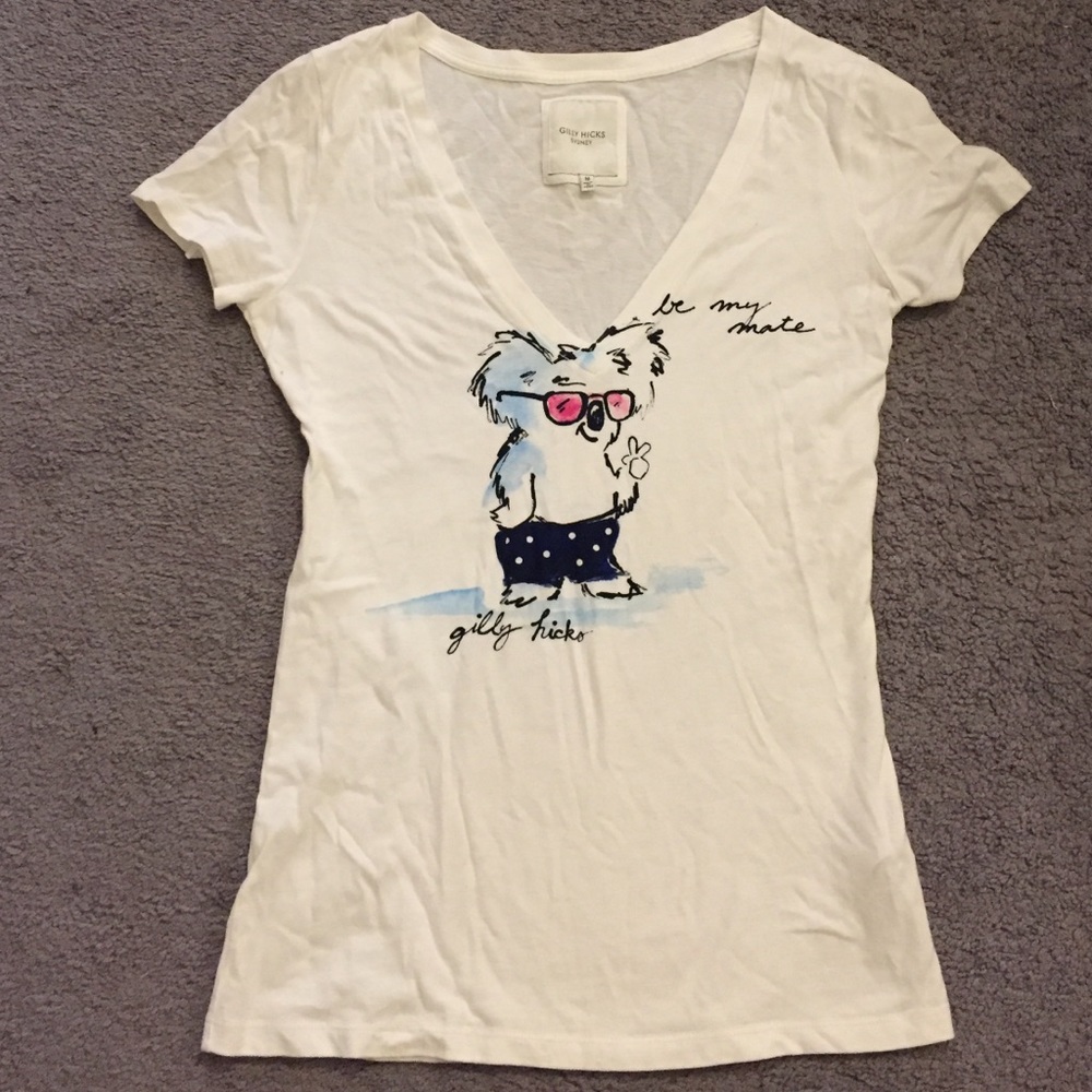 Never worn! Gilly Hicks Koala tee.