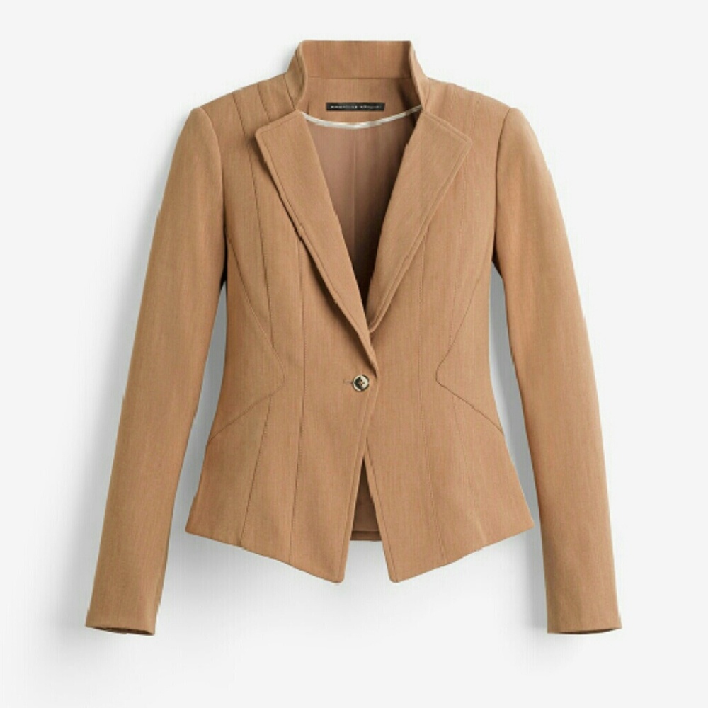 Seasonless heathered brown suit jacket - Picture 2 of 3