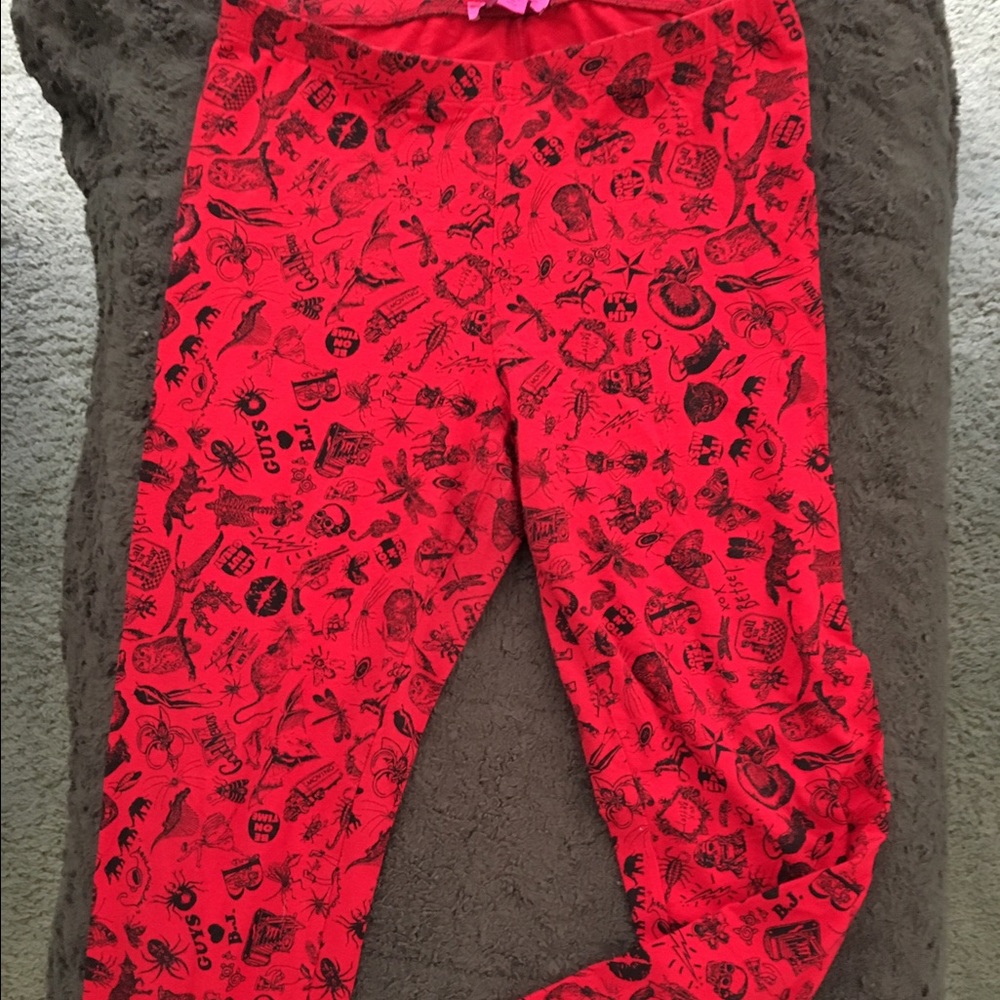 RARE Betsey Johnson Creepy Crawly Leggings Pants