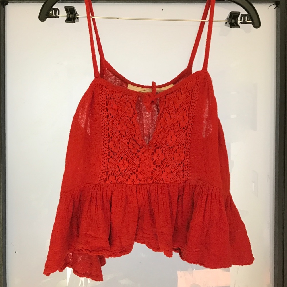Jens Pirate Booty gauze crop top