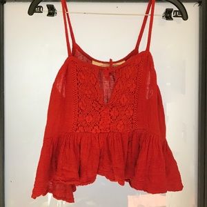 Jens Pirate Booty gauze crop top