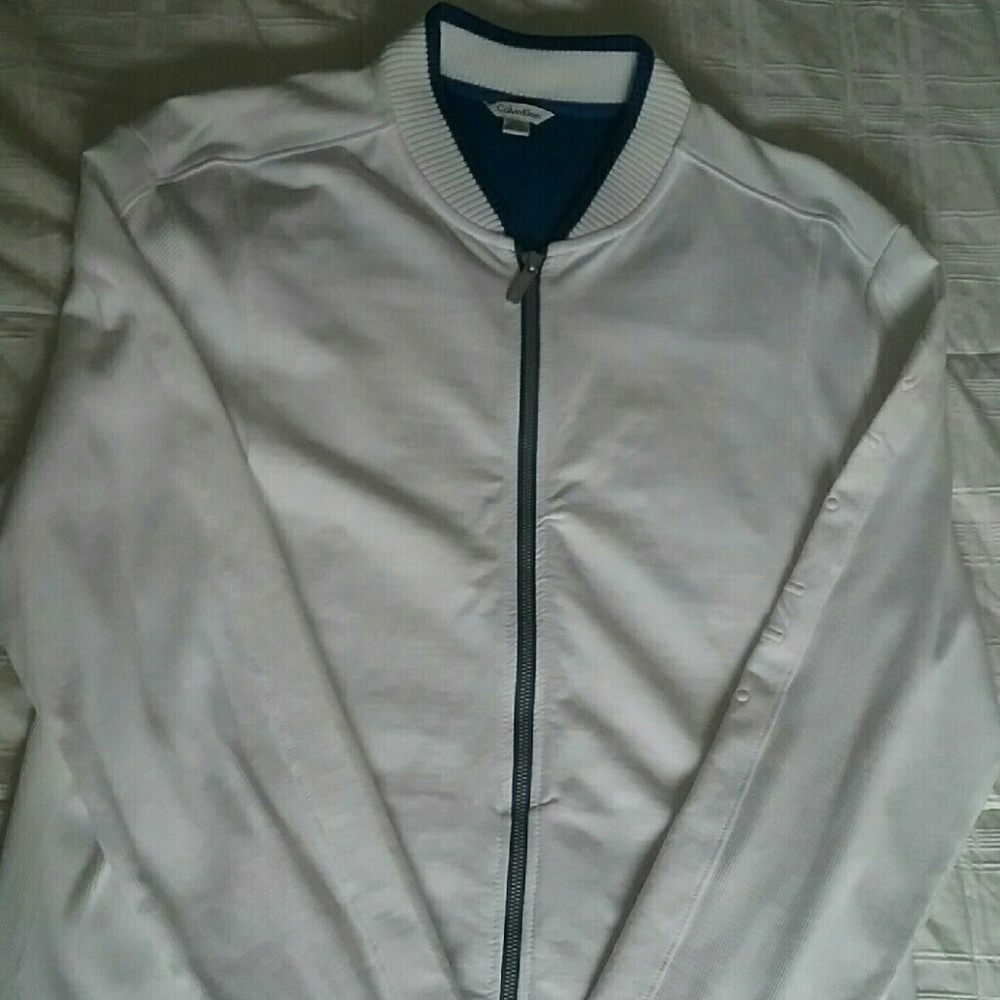 CALVIN KLEIN WHITE JACKET
