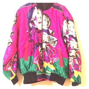 Pretty Retro Vintage Reversible Bomber
