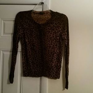 Leopard cardi