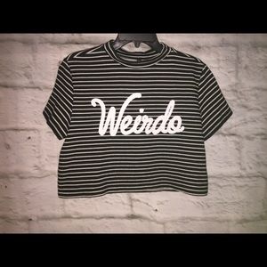 H&M "Weirdo" Crop Top