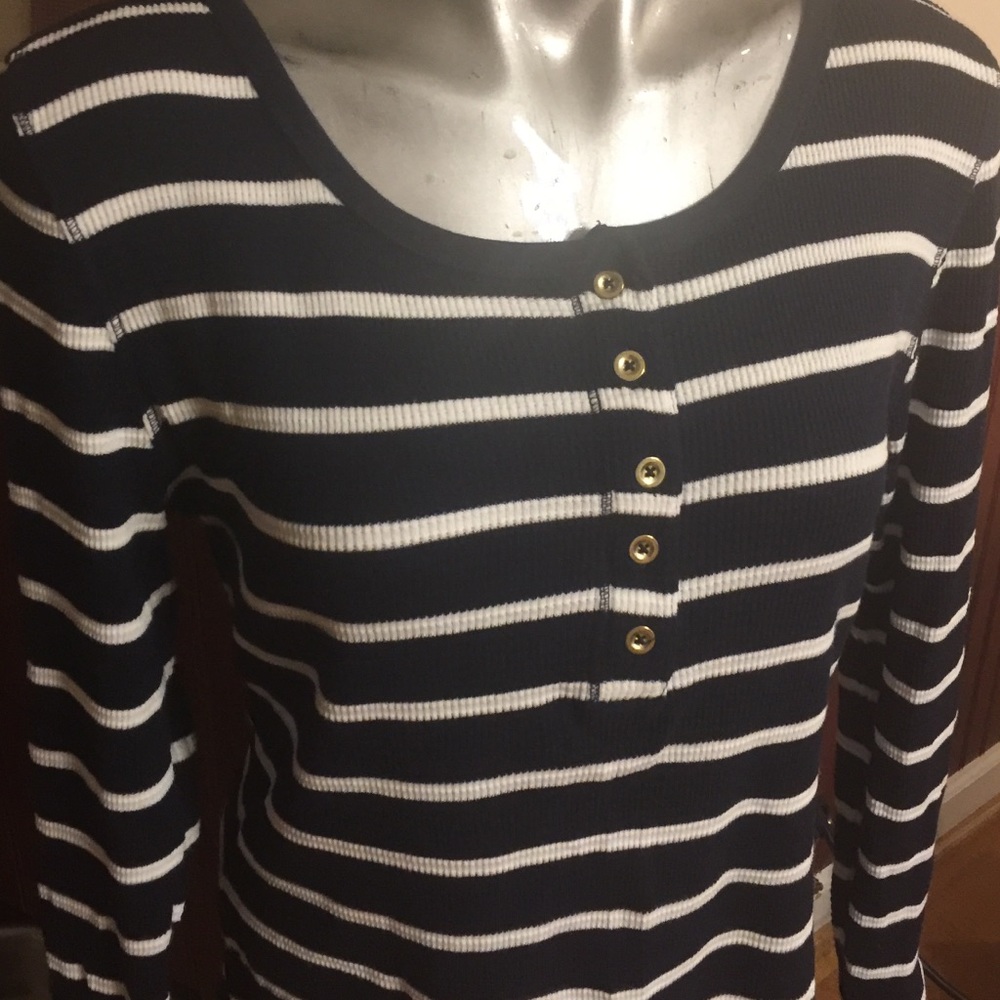 DONATED gap striped top