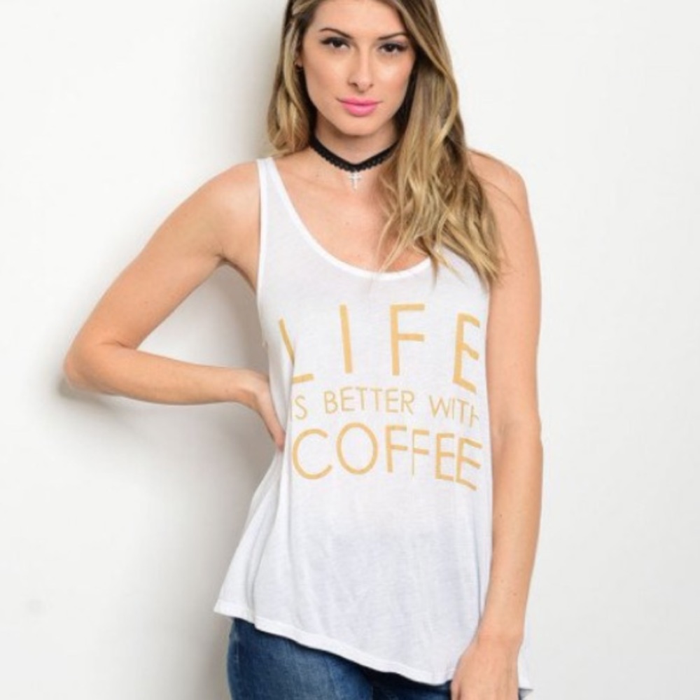 ✨Coffee Tee on sale!✨Only $14!