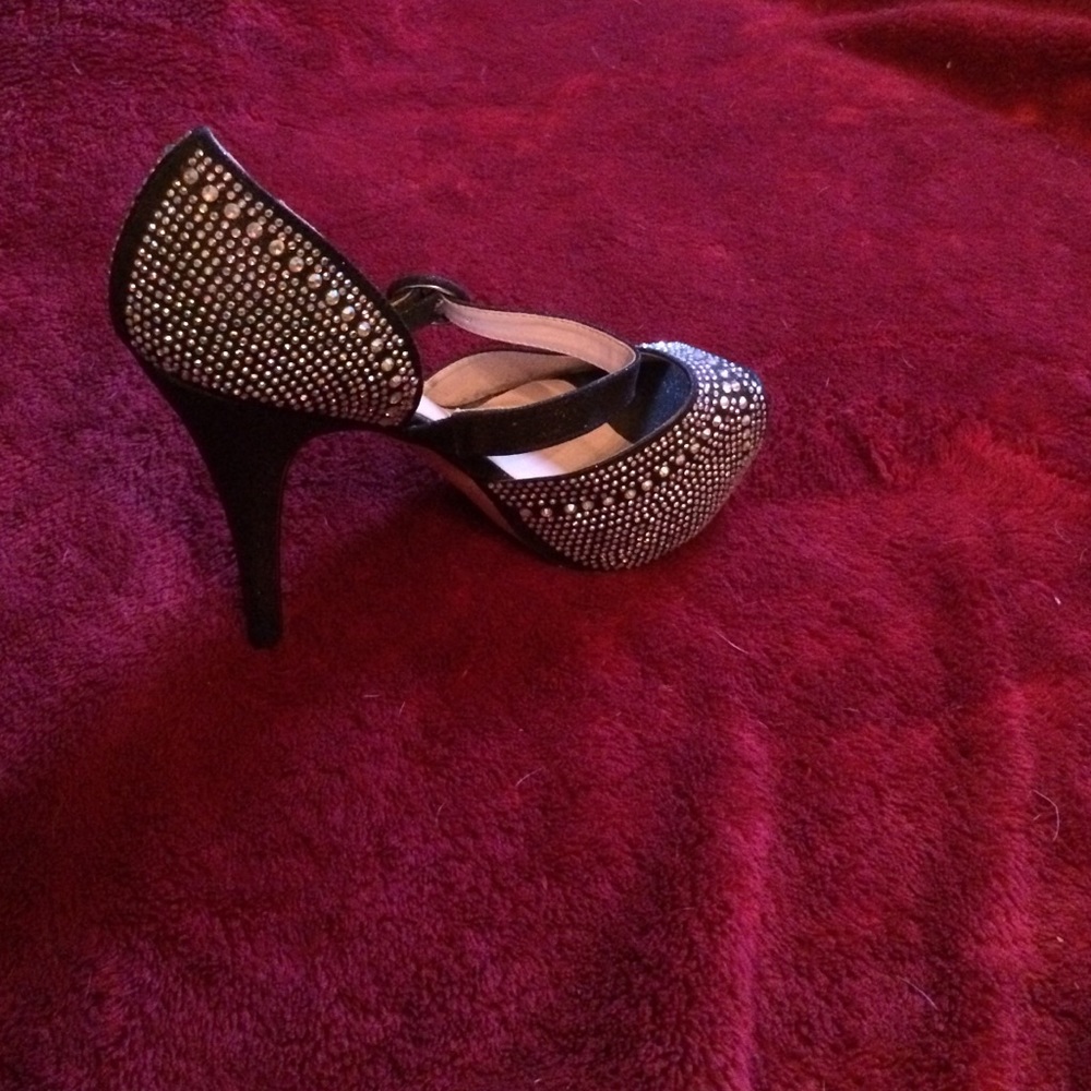 Sparkly high heels