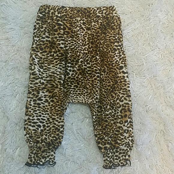 SALE***Brown/Tan Leopard Harem Pants. KIDS   :) - Picture 2 of 5