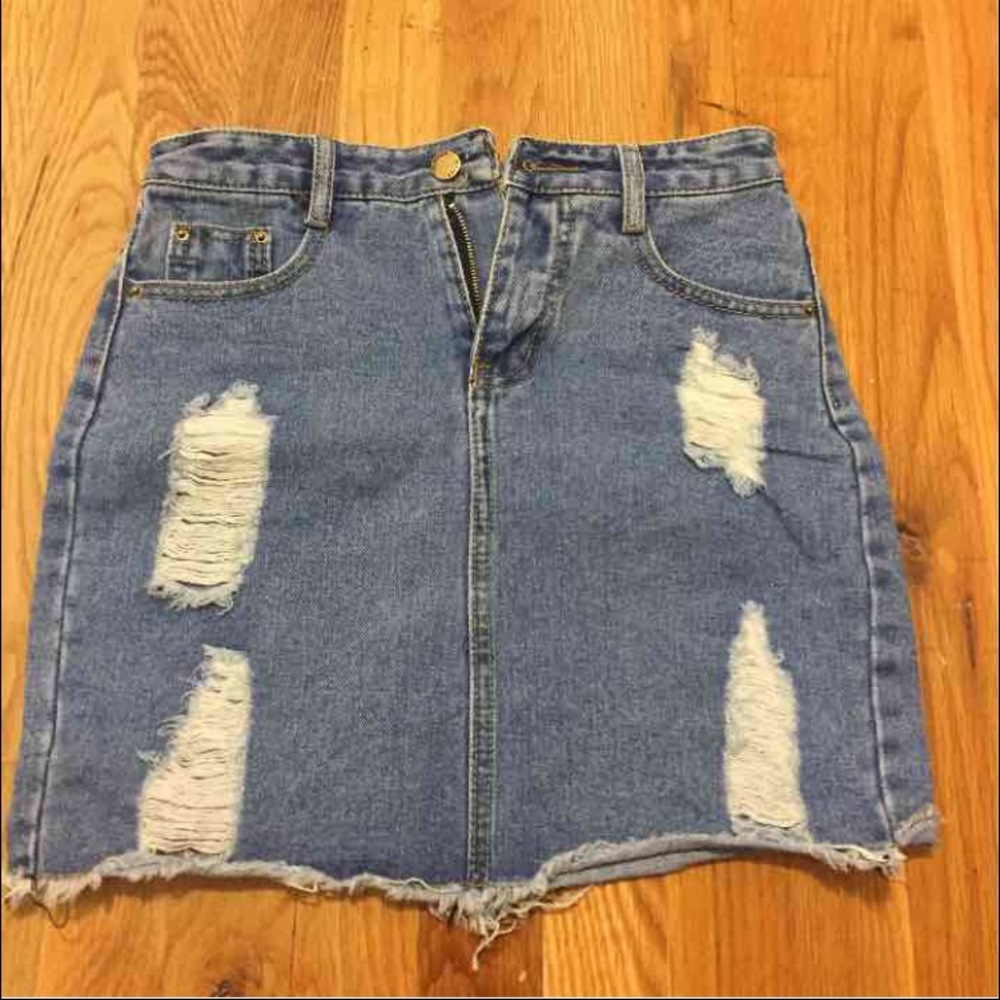 Heritage falmer jean skirt