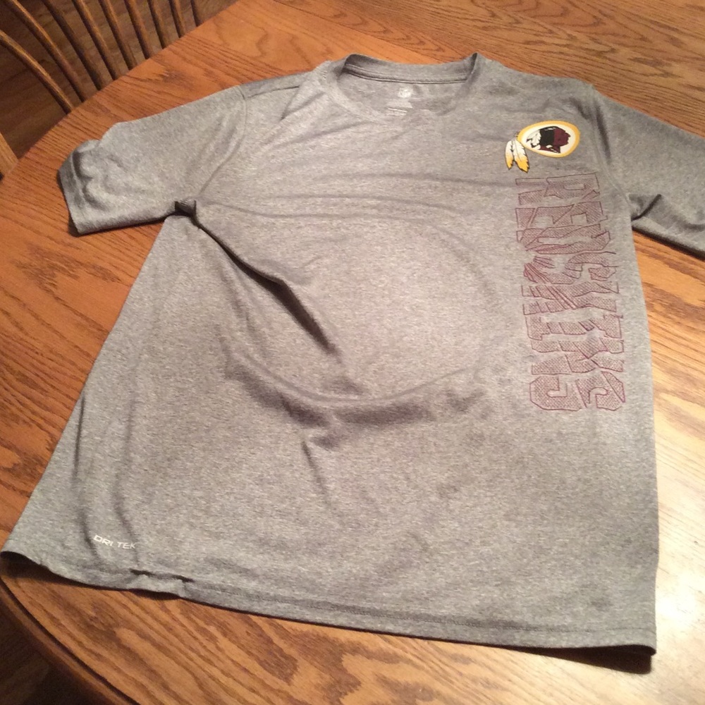 Grey redskins shirt