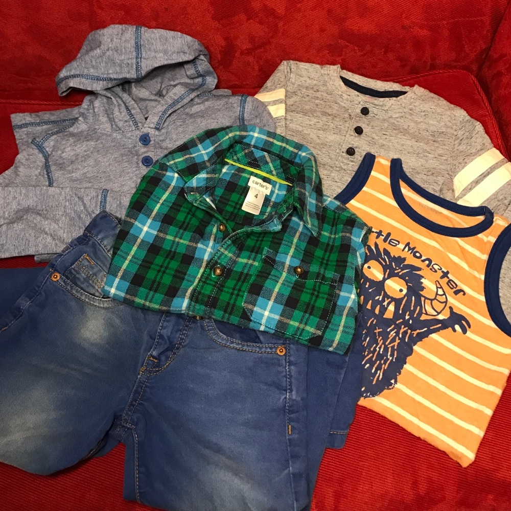 2 day sale: 5 item 4 T boy bundle