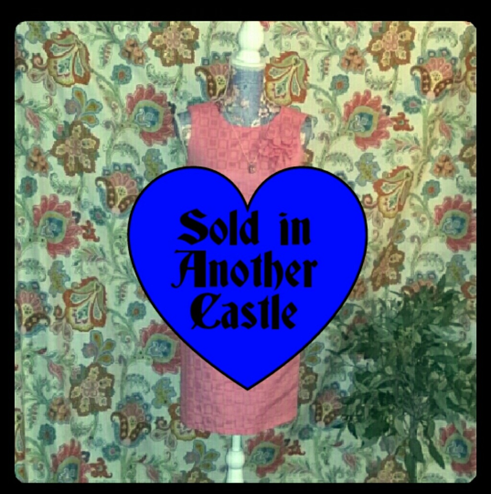 New Directions Coral Sheath Style Mini Dress NWOT - Picture 1 of 4