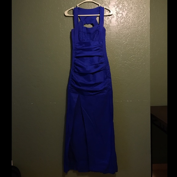 Royal Blue Maxii Dress - Picture 1 of 4