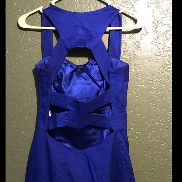 Royal Blue Maxii Dress - Picture 3 of 4