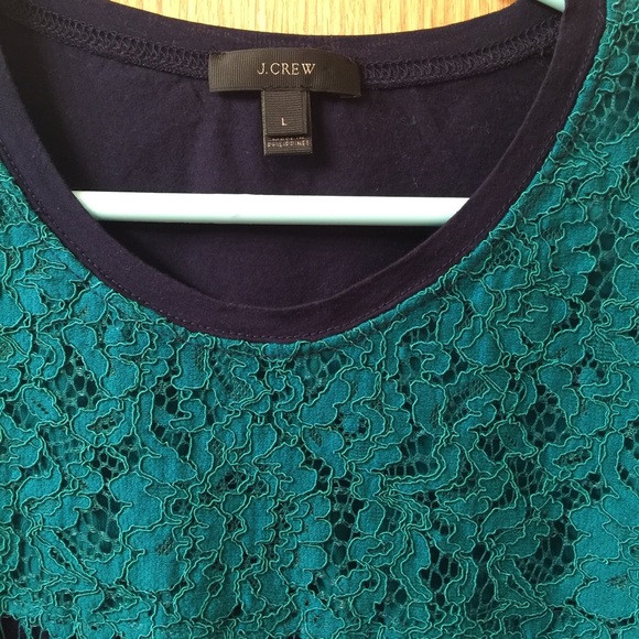 J. Crew Lace T-Shirt 🌏 - Picture 3 of 4