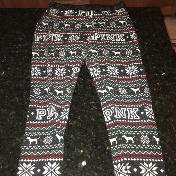 Pink christmas leggings Clearance
