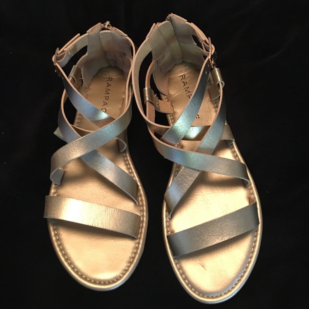Gold Rampage sandals