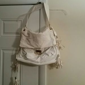 White purse