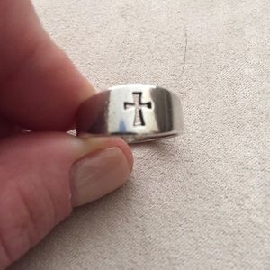 James Avery Narrow Crosslet Ring