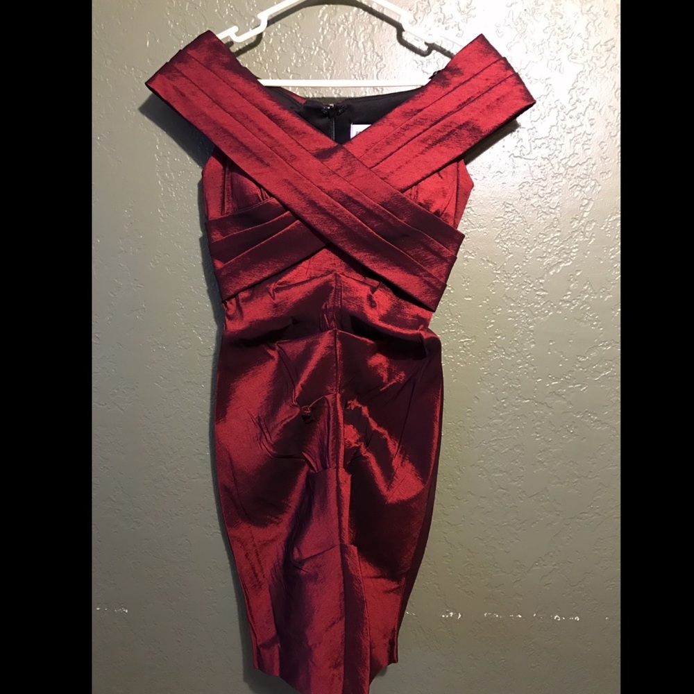 Beautifully Red Shimmer Dress