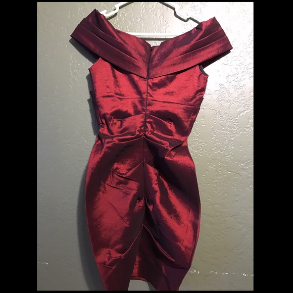 Beautifully Red Shimmer Dress - Picture 2 of 4